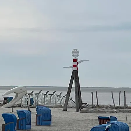 Seestern Am Naturstrand Hagermarsch Exterior photo